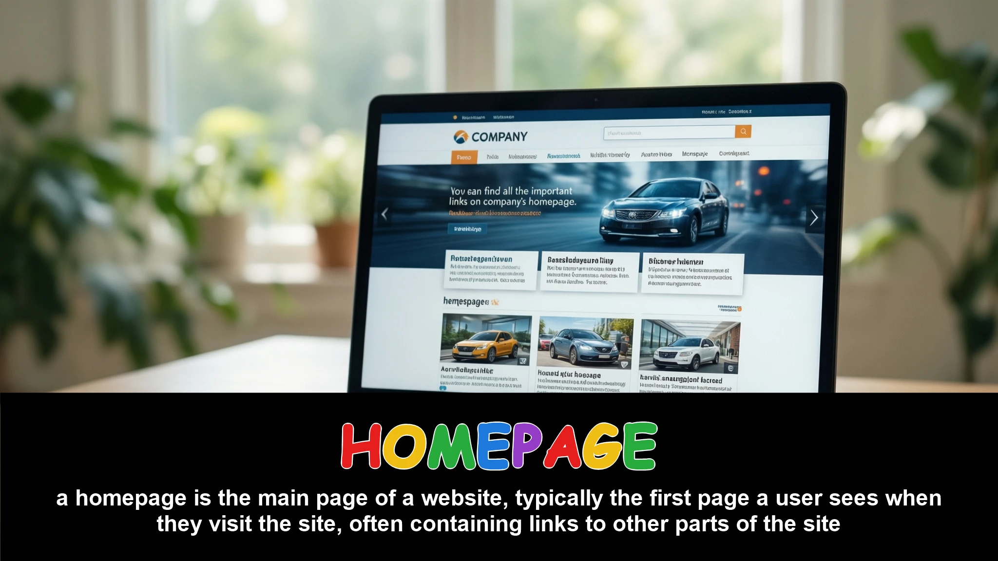 English Illustration for homepage